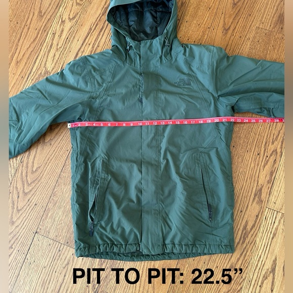 PRE-OWNED/LIKE NEW THE NORTH FACE MENS INLUX INSULATED JACKET MED GREEN - Picture 3 of 16
